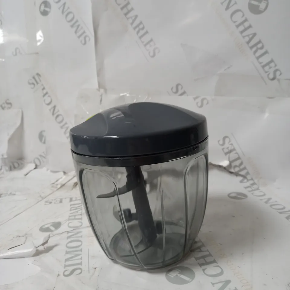 BOXED PIRANHA PULL AND CHOP JUMBO FOOD PROCESSOR - GREY