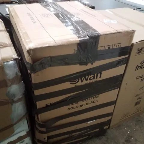 BOXED SWAN SX16710B 50CM WIDE ELECTRIC SOLID BLACK COOKER