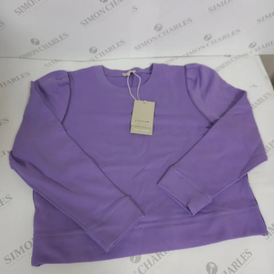 JIGSAW PUFF SLEEVE SWEATSHIRT SIZE M 