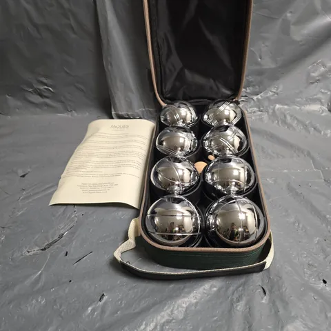JAQUES GARDEN BOULE SET IN CHROME