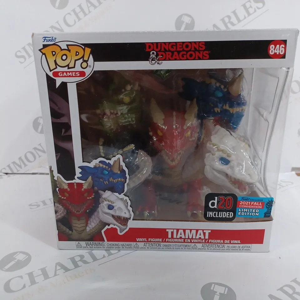 POP! GAMES DUNGEONS & DRAGONS '846' TIAMAT VINYL FIGURE (D20 INCLUDED) (FUNKO EXCLUSIVE 2021 FALL CONVENTION LIMITED EDITION)