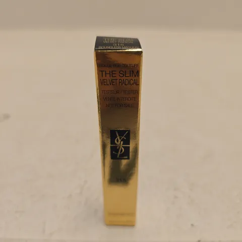 YSL THE SLIM VELVET RADICAL – ROUGE PUR COUTURE LIPSTICK TESTER, SHADE 315 BOUNDLESS MAROON