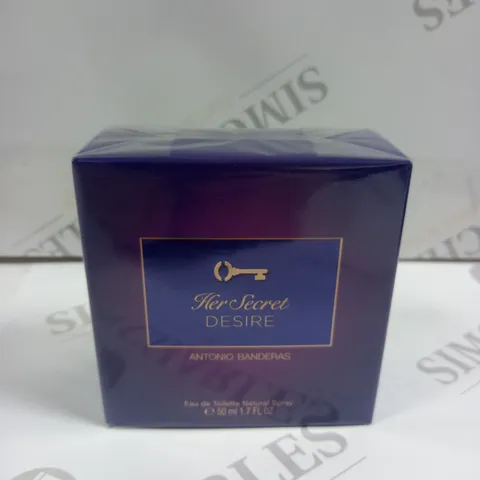 BOXED ANTONIO BANDERAS HER SECRET DESIRE - 50ML