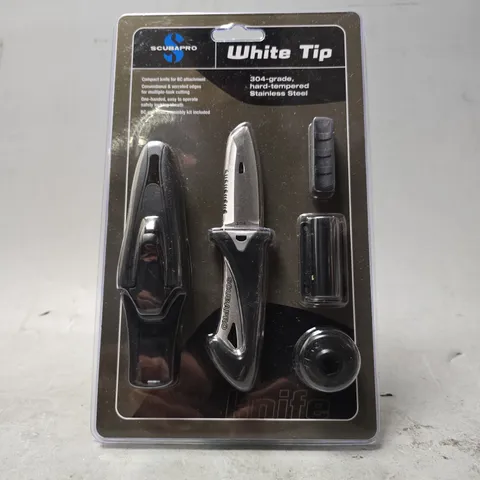 SEALED SCUBAPRO WHITE TIP COMPACT KNIFE