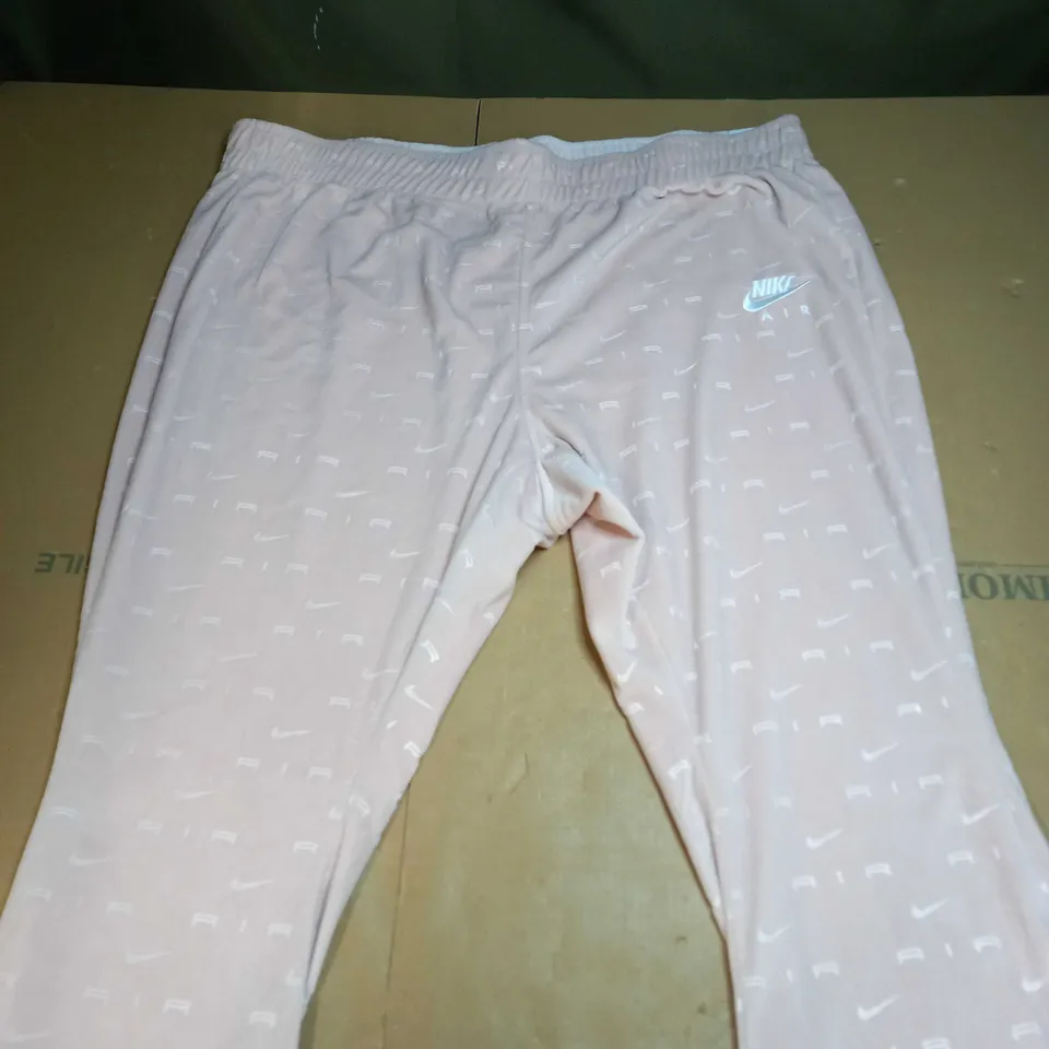 NIKE SLIM FIT MID RISE PINK JOGGING PANTS IN PINK - SIZE 2X