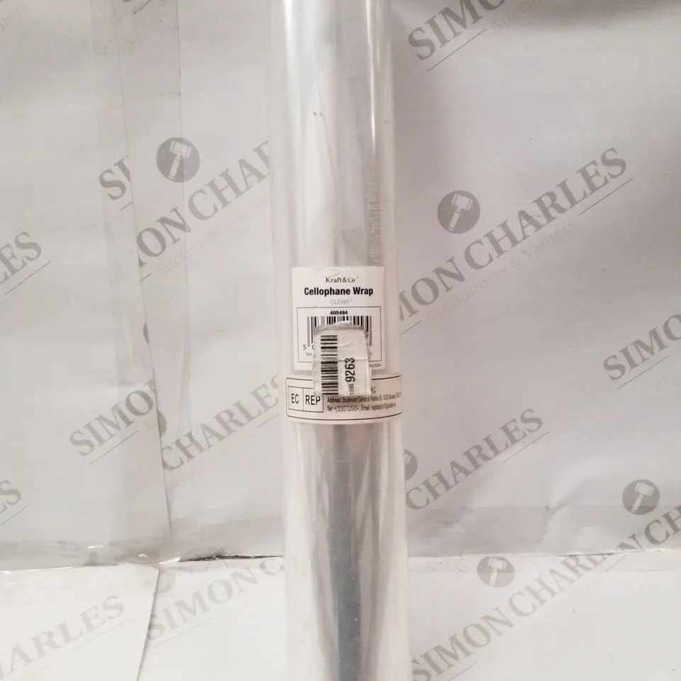 KRAFT&CO CELLOPHANE WRAP - CLEAR