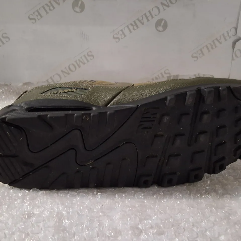 NIKE AIR MAX SHOES – OLIVE/KHAKI, UK 11 (US 12)