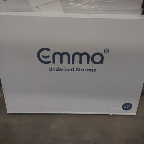 BRAND NEW EMMA UNDERBED STORAGE 80×60 -DARK GREY- SET OF 2 (2 BOXES)