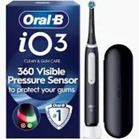 ORAL B IO SERIES 3 ELECTRIC TOOTHBRUSH DAMAGED BOXED