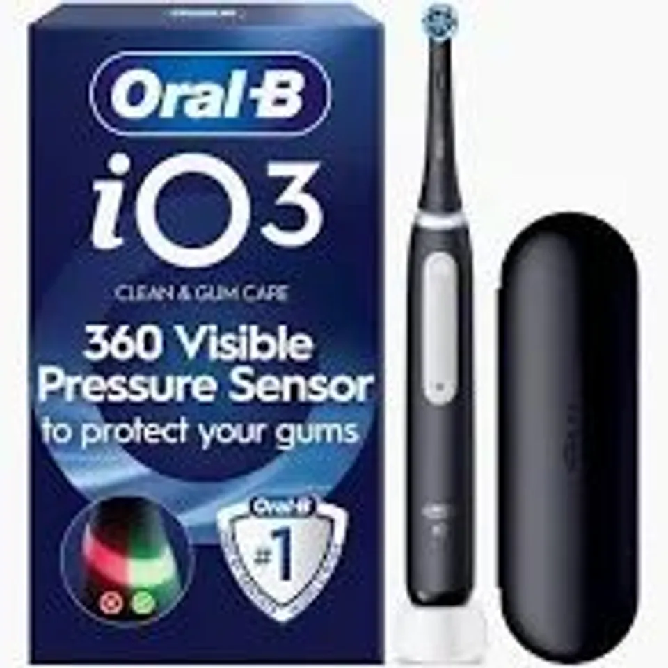 ORAL B IO SERIES 3 ELECTRIC TOOTHBRUSH DAMAGED BOXED