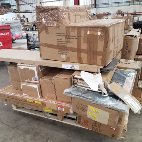 PALLET CONTAINING ASSORTED FLATPACK FURNITURE PARTS