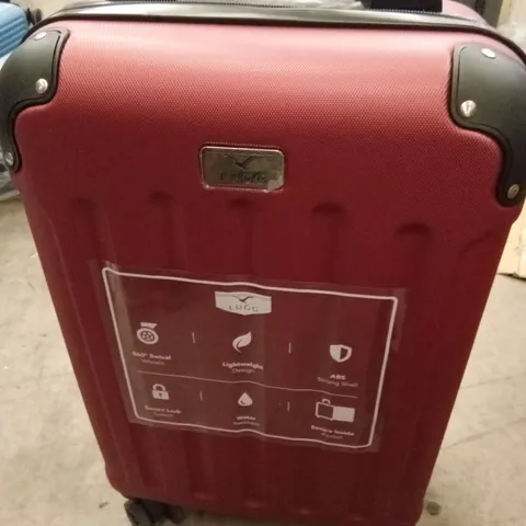 LUGG TRAVEL SUITCASE MAROON