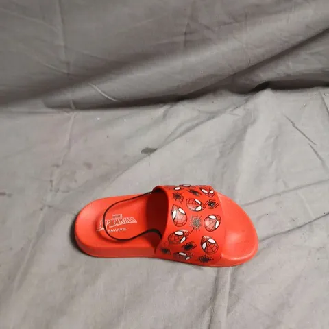 SPIDER-MAN KIDS' SANDALS – RED WITH MARVEL PRINT - SIZE UK CHILDS 10