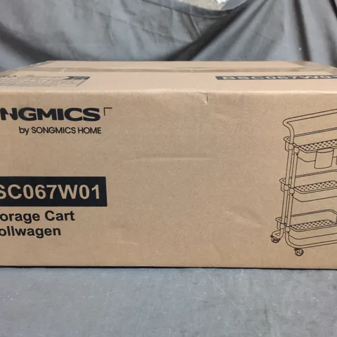 SONGMICS 3-TIER STORAGE CART ON WHEELS β BOXED (BSC067W01)