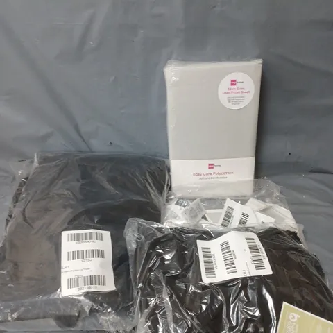 APPROXIMATELY 15 ASSORTED ITEMS TO INCLUDE DEEP FITTED SHEET, TRIM DRESS, ADIDAS SPORTS BRA, ETC - COLLECTION ONLY