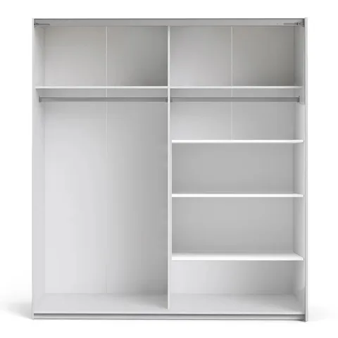 BOXED TAHITIA SET OF SHELVES NARROW (FOR 120CM WARDROBE) IN WHITE