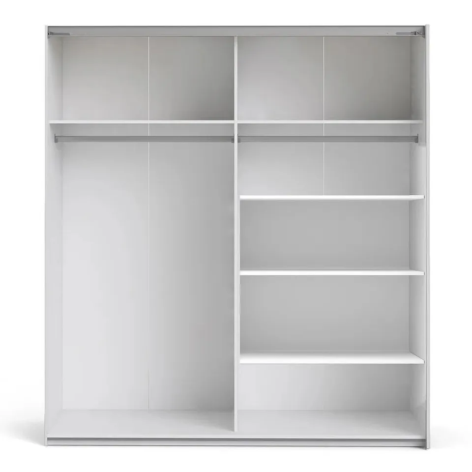 BOXED TAHITIA SET OF SHELVES NARROW (FOR 120CM WARDROBE) IN WHITE