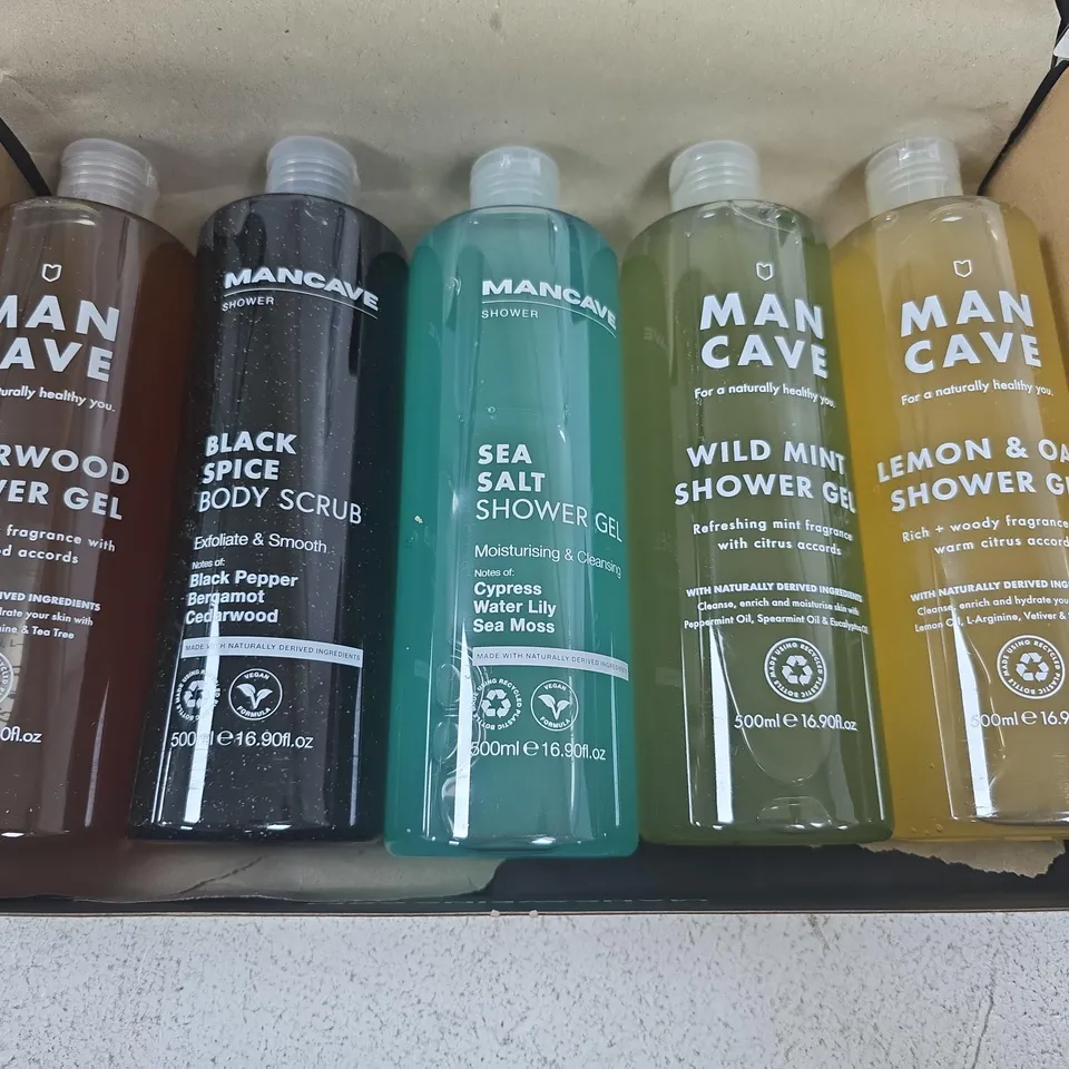 MANCAVE SHOWER 5 PC SET