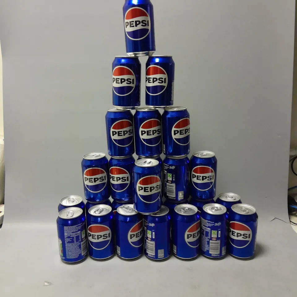 25 CANS OF PEPSI