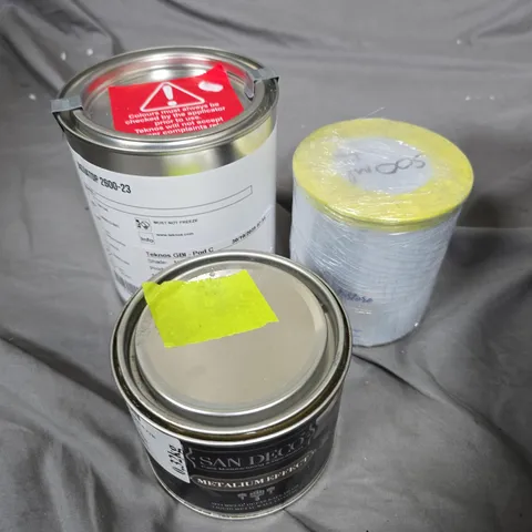 APPROXIMATELY 6 ASSORTED PAINT PRODUCTS IN VARIOUS COLOURS 
