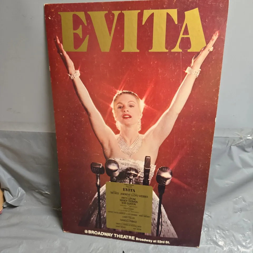 EVITA BROADWAY THEATRE POSTER