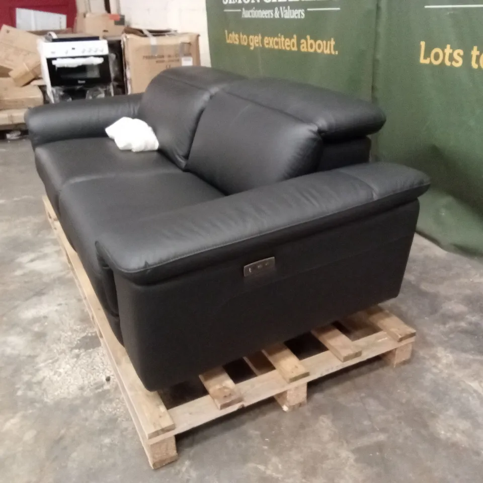 LORENZA 3 SEATER LEATHER/FAUX LEATHER POWER RECLINER RRP £1249