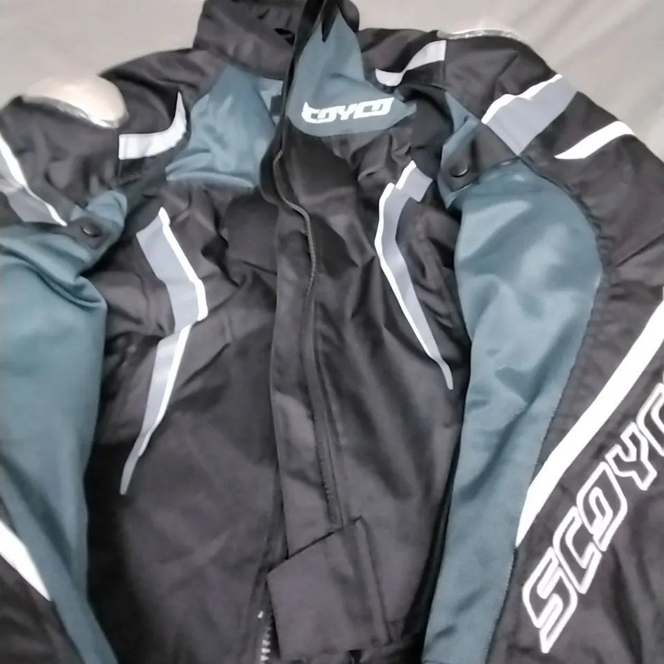 SCOYO MEN'S MESH MOTORCYCLE JACKET SIZE MEDIUM EU