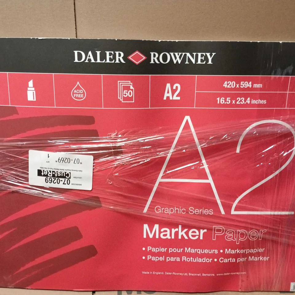 DALER ROWNEY A2 MARKER PAPER PAD 