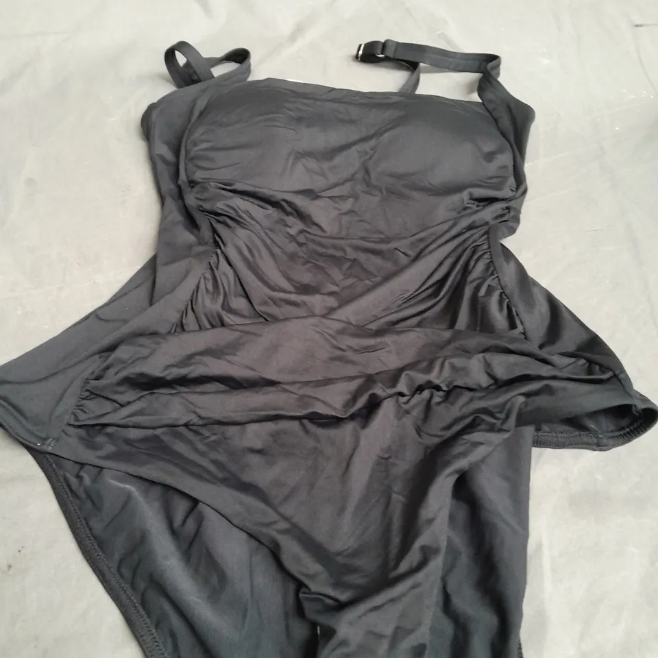 M&S SWIMMING COSTUME IN BLACK - 20 LONG 