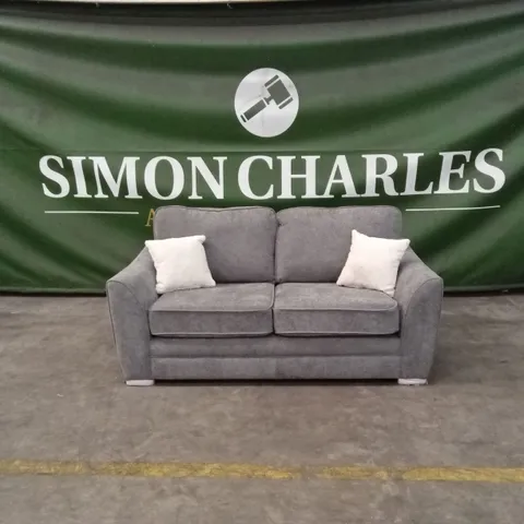 TRINITY FABRIC 2 SEATER SOFA - GREY