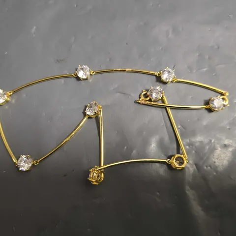 SWAROVSKI BAR DETAIL NECKLACE