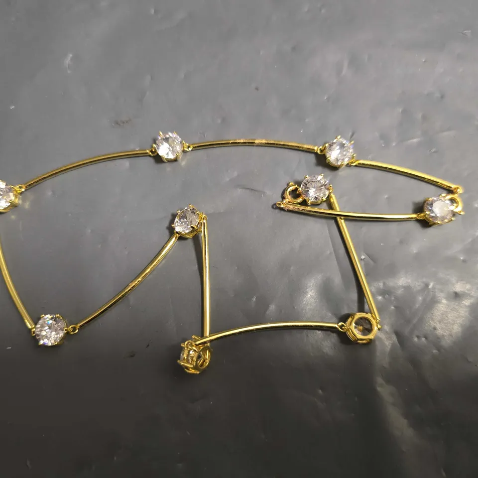 SWAROVSKI BAR DETAIL NECKLACE