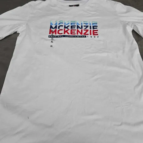 MCKENZIE SLOGAN TEE - SIZE 13/15 YEARS