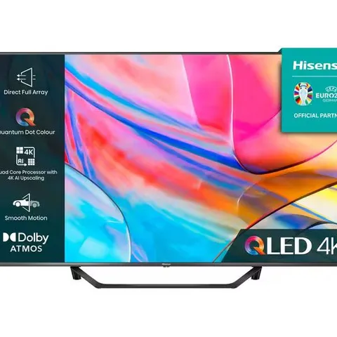 BOXED DAMAGED HISENSE 50" QLED TV - COLLECTION ONLY