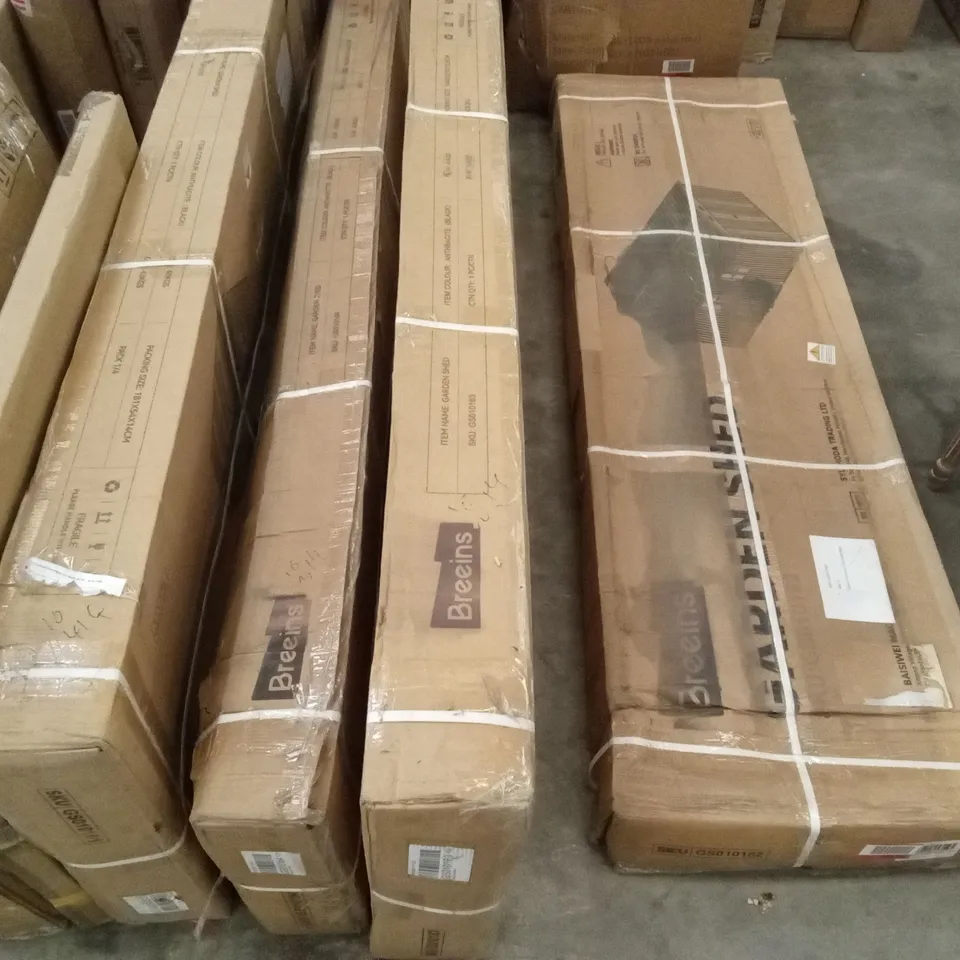 BOXED BREEINS GARDEN SHED (4 BOXES)