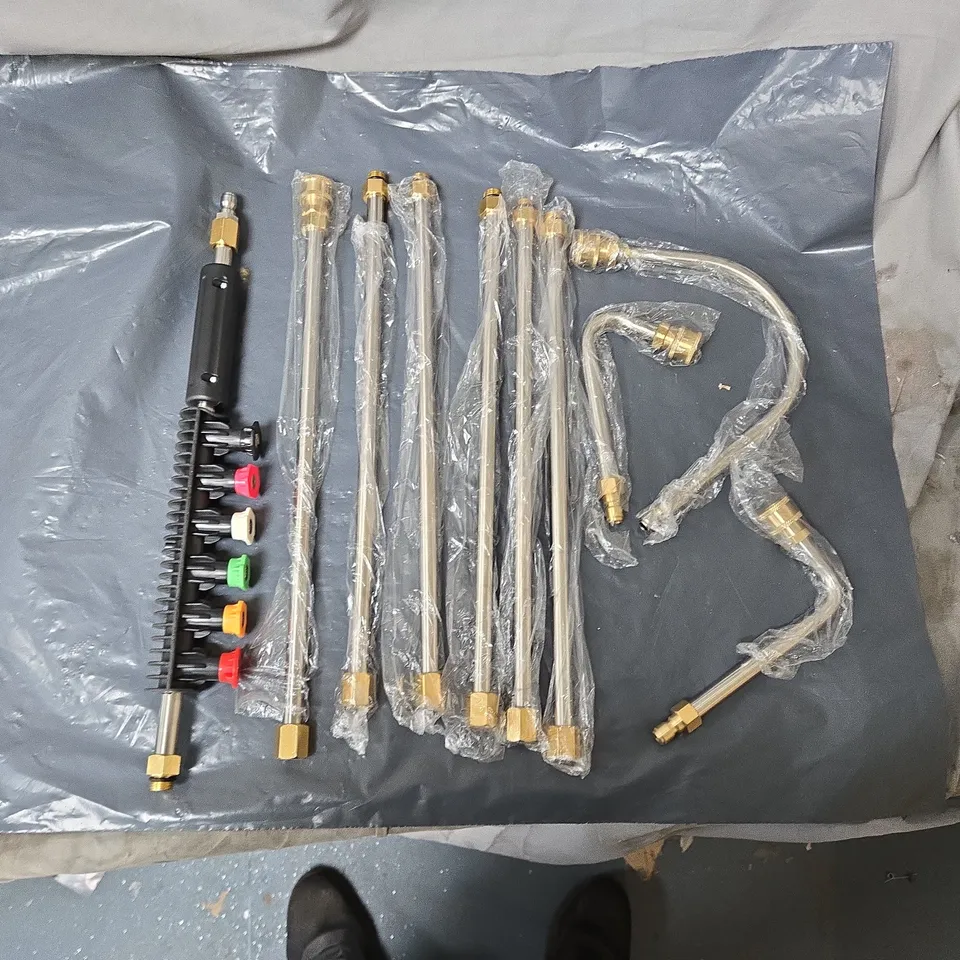 PRESSURE WASHER EXTENSION WAND SET, 9PCS UNBOXED
