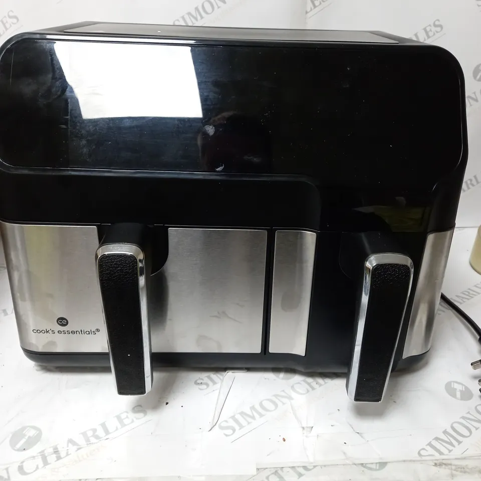 COOK'S ESSENTIALS 7.7L DUAL AIR FRYER