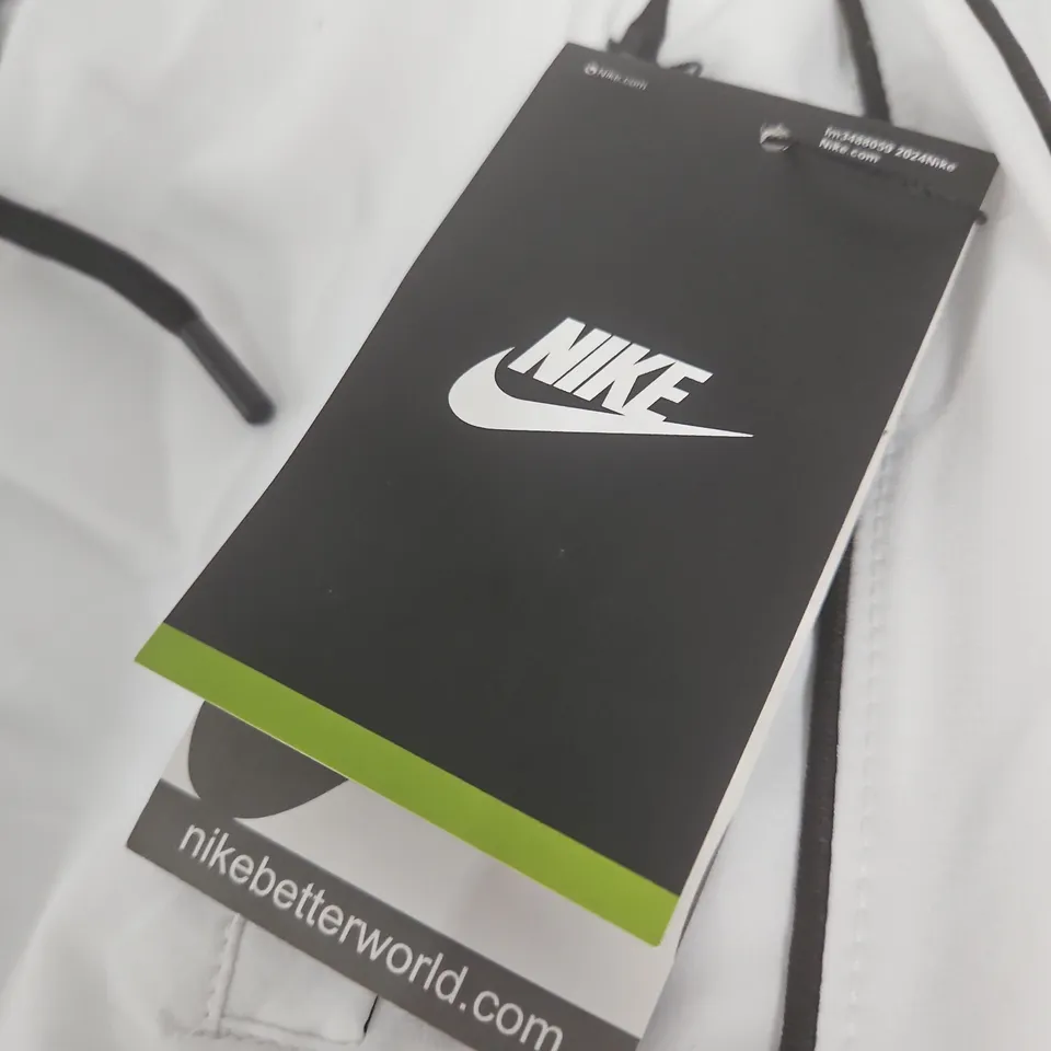Nike white trousers with black piping – Regular fit - size L