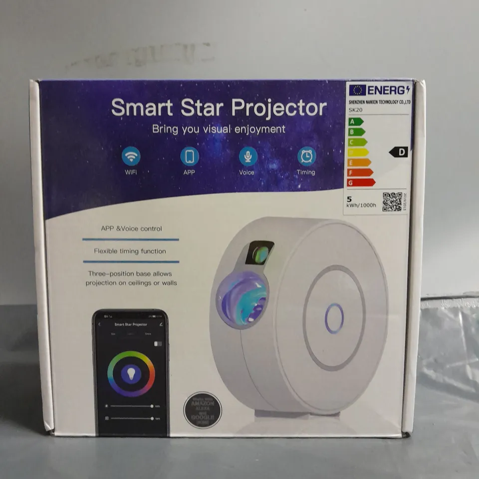 BOXED UNBRANDED SMART STAR PROJECTOR 