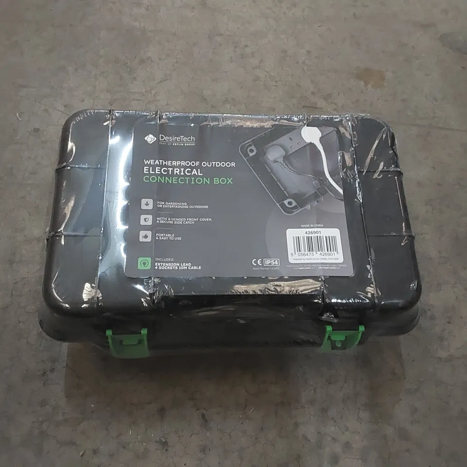 DESIRETECH WEATHERPROOF OUTDOOR ELECTRICAL CONNECTION BOX