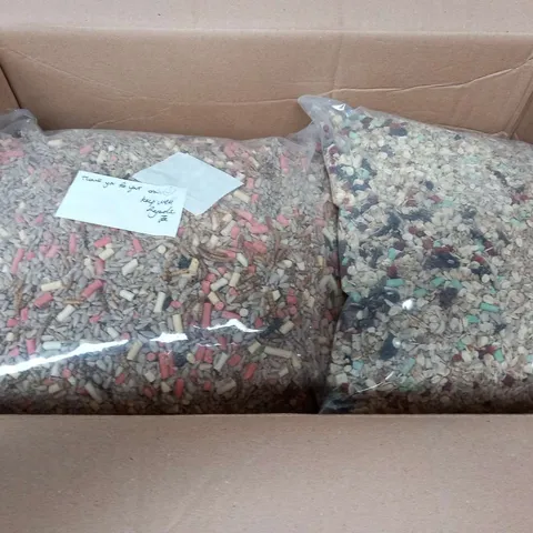 TWO BAGS OF BRITISH BIRD FOOD