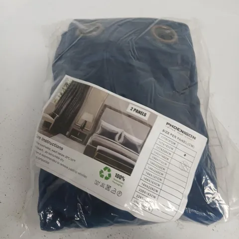 PHOENIGON CURTAIN PANELS 2-PACK – DARK BLUE 117 X 183CM