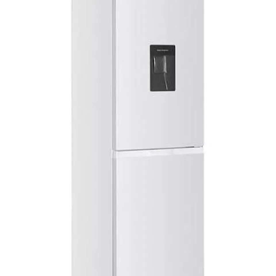 BOXED SWAN 50/50 FRIDGE FREEZER IN WHITE WITH WATER DISPENSER 