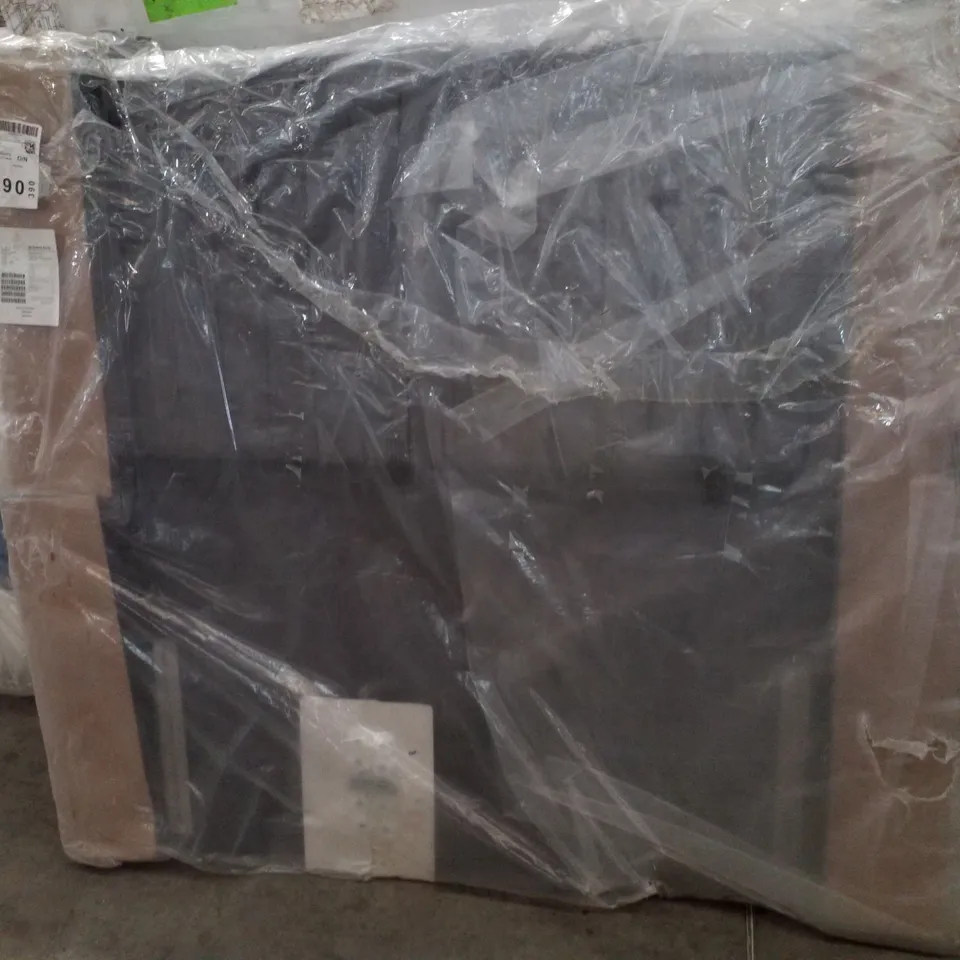BAGGED VELVET SLUMBER 150CM HEADBOARD - CHARCOAL