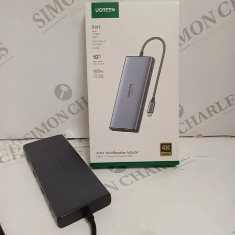 BOXED UGREEN 9 IN 1 USB-C MULTIFUNCTION ADAPTER
