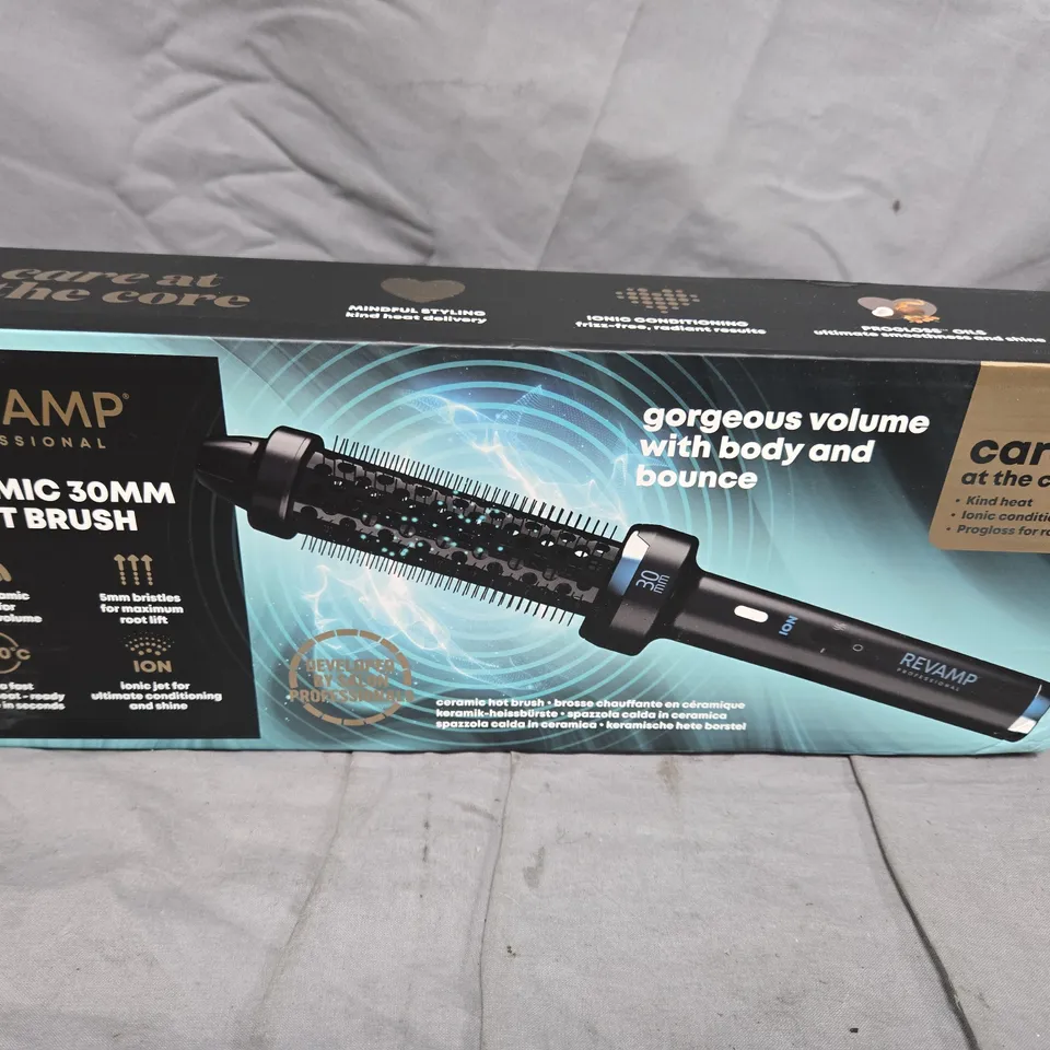 REVAMP CERAMIC 30MM HOT BRUSH – PROFESSIONAL HAIR STYLING TOOL