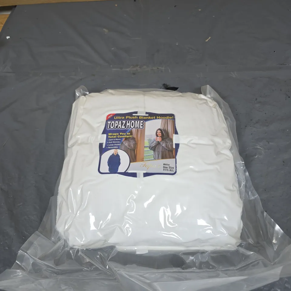 TOPAZ HOME ULTRA PLUSH BLANKET HOODIE – ONE SIZE 10 ITEMS ALL TOGETHER .