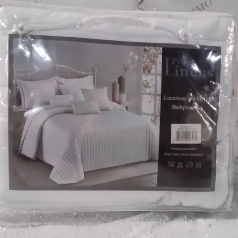 BAGGED WILLMOT MICROFIBRE BEDSPREAD SET (SINGLE)