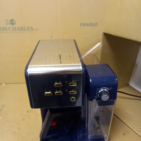 BREVILLE ONE-TOUCH COFFEEHOUSE COFFEE MACHINE - NAVY BLUE