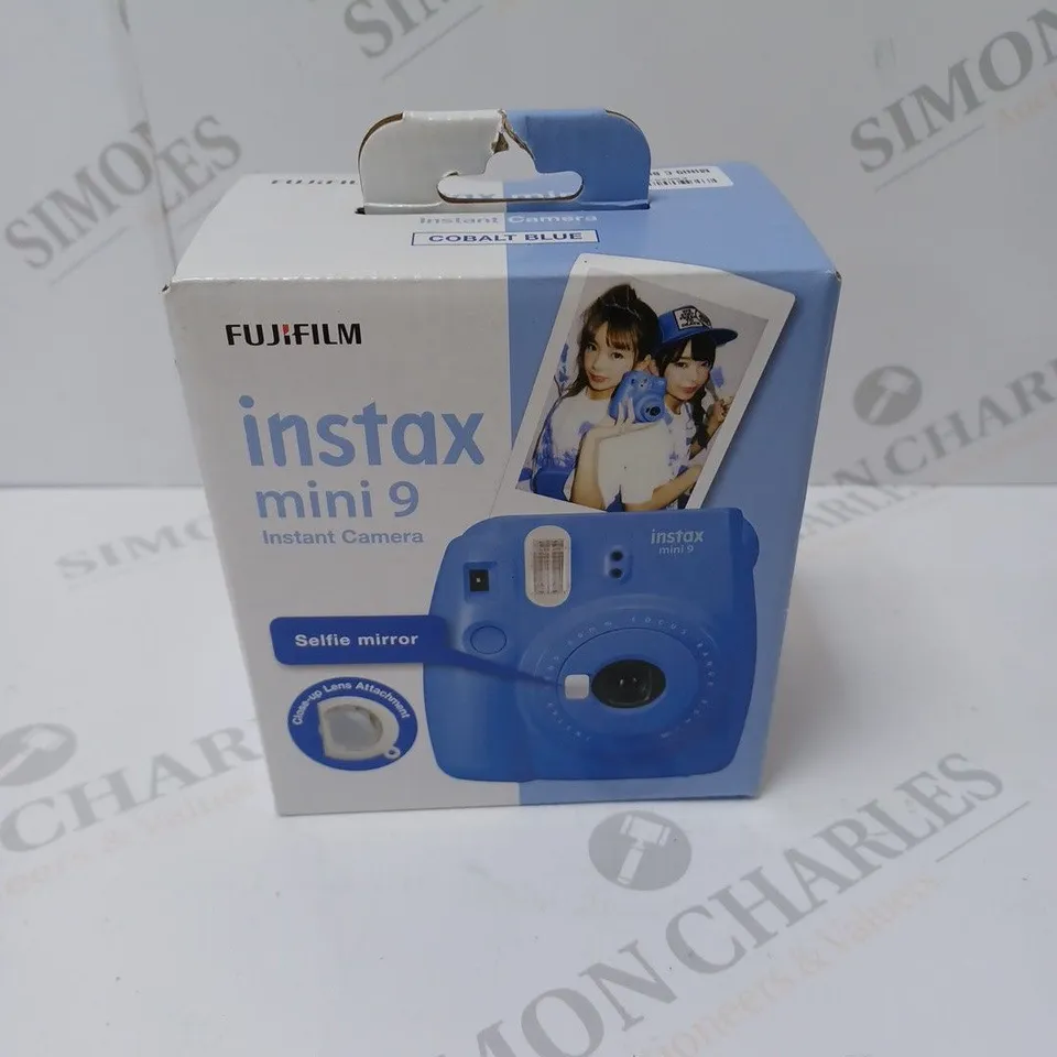 BRAND NEW BOXED FUJIFILM INSTAX MINI 9 INSTANT CAMERA - BLUE